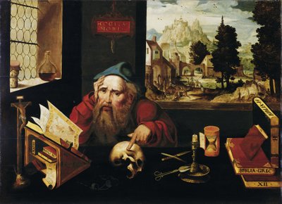 Der heilige Hieronymus im Gehäus - Follower of Joos van Cleve